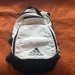 Adidas Men's Black and White Backpack